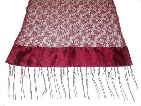 Jacquard Net Stole