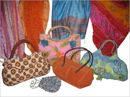Bags - Silk, Variable Size, Multicolored | Zipper Closure, Stylish Design, Durable, Handcrafted, Eco-Friendly, Top Handle