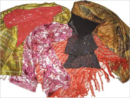 Scarves, Stoles, Pareos & Made-ups - Silk, Varied Sizes, Multiple Colors | Soft Fabric, Stylish Design, Durable Material, Comfortable Feel