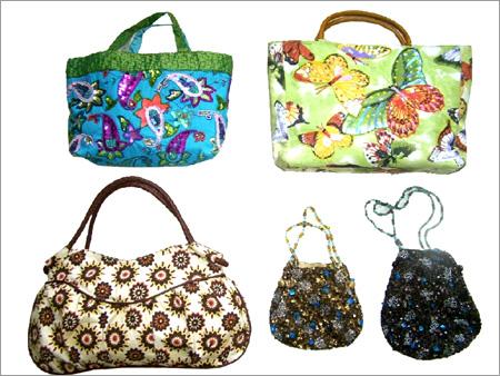 Canvas sequins bags