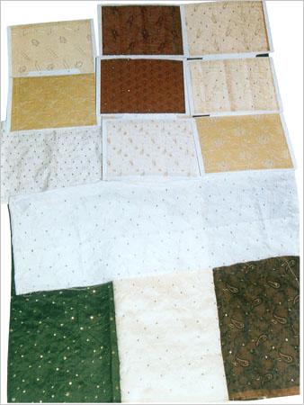 Resham Staple Jacquard satan with hand work 44'
