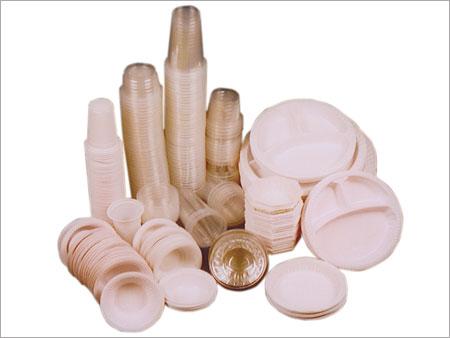 Disposable try & glass