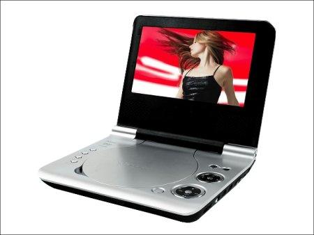 7" TFT PORTABLE DVD/CD/MP3 PLAYER