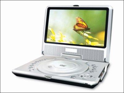 8.5" TFT PORTABLE DVD PLAYER with SWIVEL SCREEN