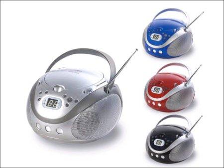 PORTABLE CD PLAYER with AM/FM STEREO TUNER