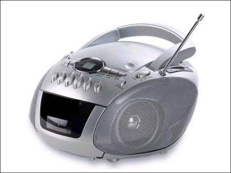 PORTABLE CD/CASSETTE PLAYER/RECORDER