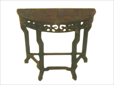 Handcrafted Furniture - Solid Wood, 24x16x28 inches, Dark Brown | Elegant Design, Intricate Carving, Space Saving, Handcrafted Quality