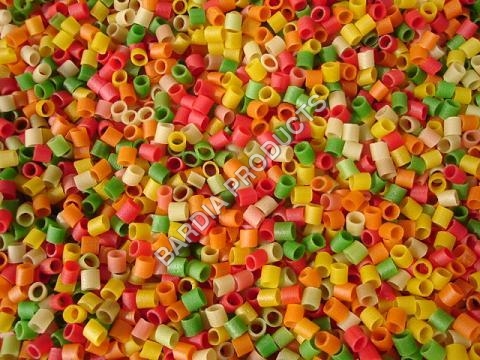 Colour Mini Small Ring Wheat Pellets