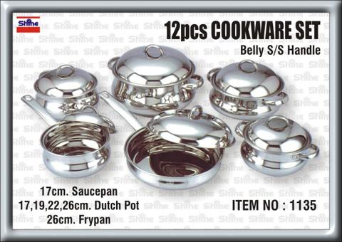 12 pcs cookware set