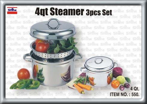 4 pcs steamer set