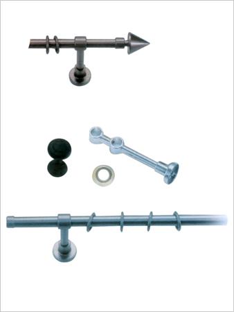 alluminum curtain fittings