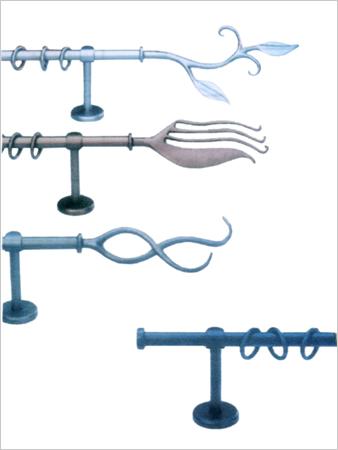 stainleess steel curtain fittings