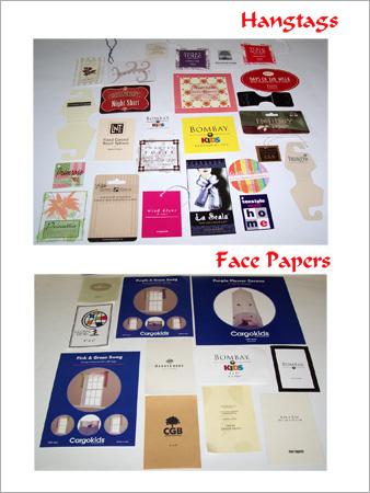 Hangtags & Face Papers