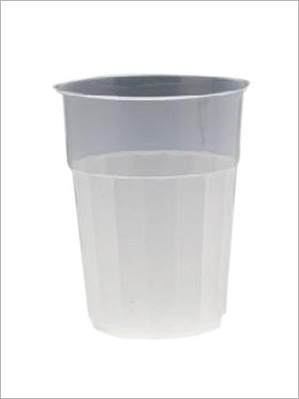 Plastic Glass - Polypropylene 80x70 mm, Clear | Disposable, Lightweight, Recyclable, 250 ml