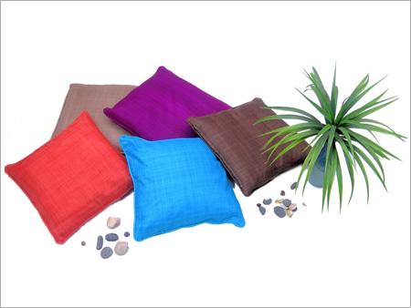 SILK CUSHIONS FILLED WITH RECRON