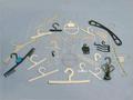 Hanger Accessories - Plastic, Variable Dimensions, Black & White | Durable, Versatile, Lightweight, Customizable, Space-saving, Easy Use