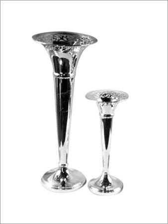 Silver Flower Vase