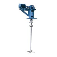 Geared Drive Industrial Agitators - Color: Blue