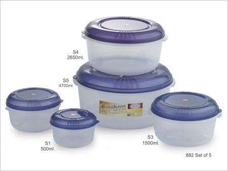 9 Raimbow Airseal container Set of 5