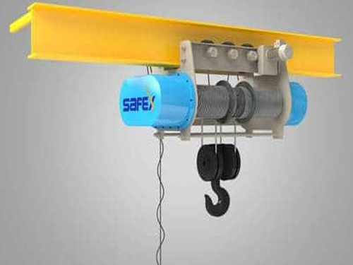 Electric Wire Rope Hoist - Color: Grey