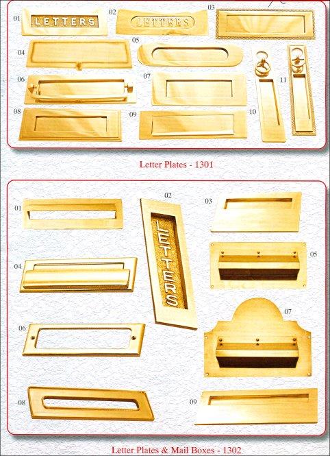 Brass - Letter Plates & Mail Boxes