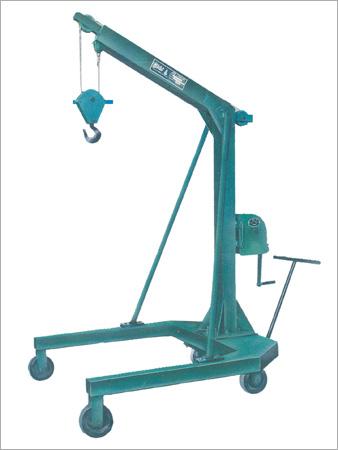 Green Jib Crane