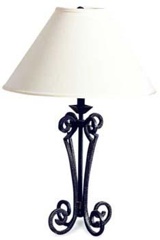 IRON TABLE LAMP(POWDER COATED)