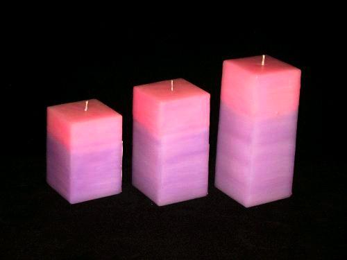 Hand Painted Square Candles
