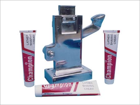 Hand Operated Aluminium tube Crimping Batch Numbering & Machine