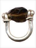Silver smoky ring
