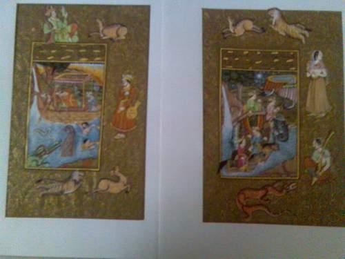 Antique Paper Paintings