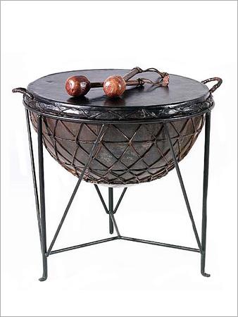 Iron Drum Table
