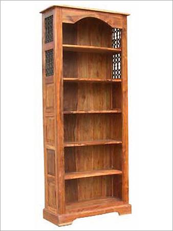 Wooden Book Shelf With Jali