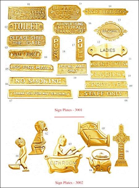 Brass - Sign Plates