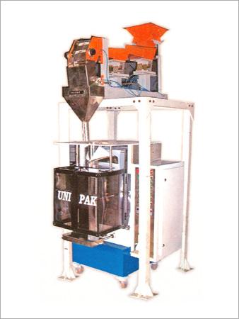 Load cell based weigh filler with collar type FFS machine