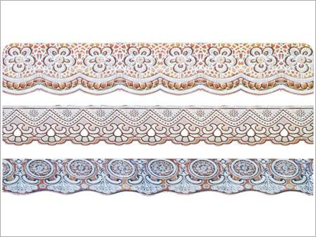 Vinayl Lace /Shelf Edging with Golden /Silver Lining Code No. 950