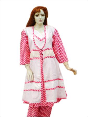 Cotton Embroidered Suit