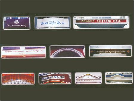 Brass, S.S. & M.S. 3 D Letters