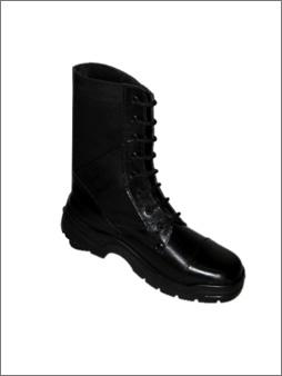 Safety Shoes - Leather, 10 Inch, Black, Size 8-12 | Lace-Up, Lightweight, Durable, Comfortable, Protective Grip