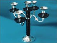 Silver Candle Stand
