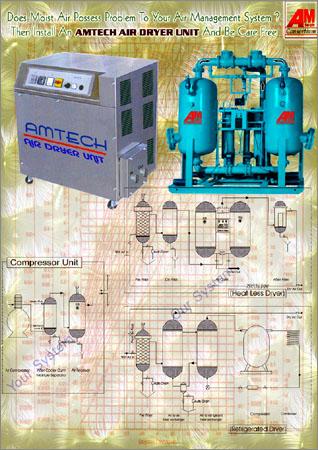 Air Drier - Steel 1000x500x800 mm Silver | 100 CFM Airflow ISO 9001 Compliant Moisture Removal High Efficiency 200 kg Weight