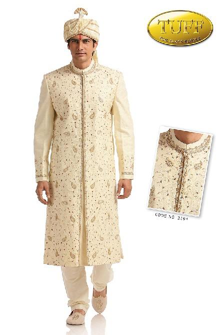 Jacquard Sherwani