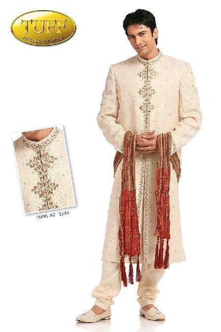 Imported Jacquard Sherwani