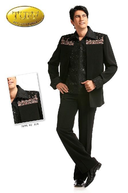 Plain Fabric Suit with Imported Jacket Inside