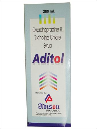 Cyproheptadine & Tricholoine Citrate Syrup