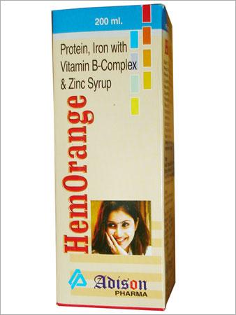 Protein Iron & Zinc Syrup (Hem Orange)