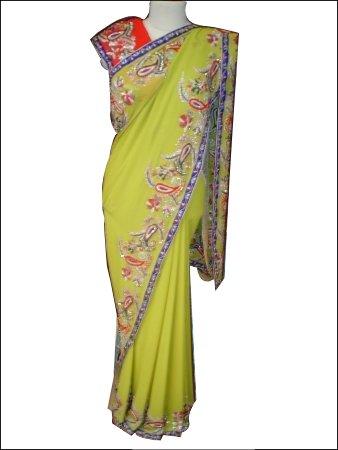 Embroidered Saree