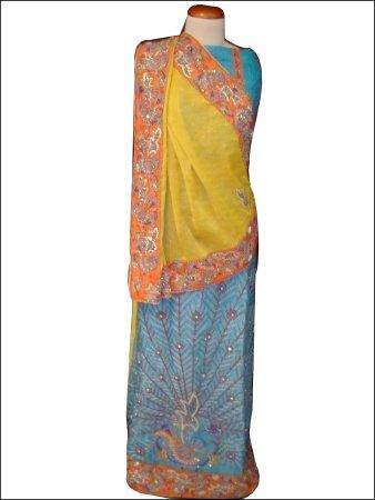Embroidered Saree