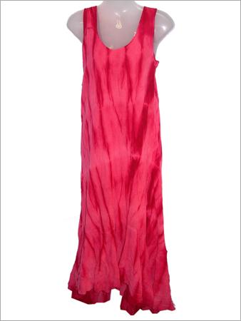 Ladies Tie And Dye Maxi Dress