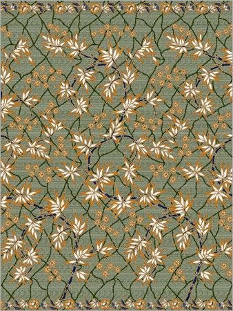 Floral print cotton fabric